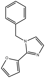 1-BENZYL-2-FURAN-2-YL-1H-IMIDAZOLE 化学構造式