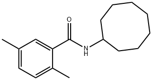 Benzamide, N-cyclooctyl-2,5-dimethyl- (9CI),701228-83-3,结构式