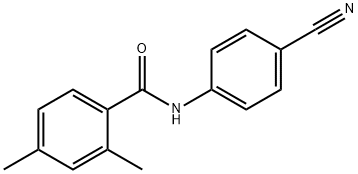 Benzamide, N-(4-cyanophenyl)-2,4-dimethyl- (9CI) Structure