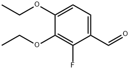 Benzaldehyde, 3,4-diethoxy-2-fluoro- (9CI) 结构式