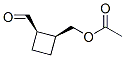 Cyclobutanecarboxaldehyde, 2-[(acetyloxy)methyl]-, (1R,2S)- (9CI),701292-25-3,结构式