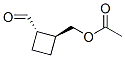 Cyclobutanecarboxaldehyde, 2-[(acetyloxy)methyl]-, (1S,2S)- (9CI) 结构式