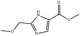 1H-Imidazole-4-carboxylicacid,2-(methoxymethyl)-,methylester(9CI) 结构式