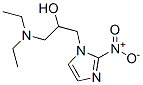 1-diethylamino-3-(2-nitroimidazol-1-yl)propan-2-ol Structure