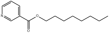 烟酸正辛酯,70136-02-6,结构式
