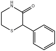 2-苯基巯基吗啉-3-酮, 70156-57-9, 结构式