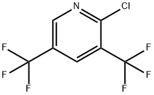 2-氯-3,5-双(三氟甲基)吡啶,70158-60-0,结构式