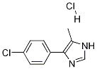 1H-IMidazole, 4-(4-chlorophenyl)-5-Methyl-, Monohydrochloride 结构式