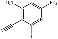2,4-diamino-5-cyano-6-iodopyridine,70172-54-2,结构式