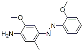 2-メトキシ-4-(2-メトキシフェニルアゾ)-5-メチルベンゼンアミン 化学構造式