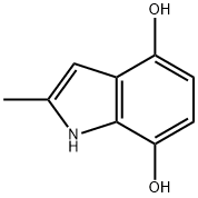 1H-Indole-4,7-diol,2-methyl-(9CI) Structure