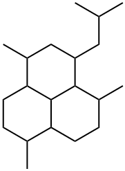 Dodecahydro-1,4,7-trimethyl-3-(2-methylpropyl)-1H-phenalene Struktur