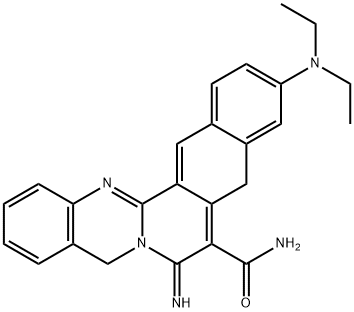 70179-78-1 11-(Diethylamino)-7,9-dihydro-7-imino-5H-benz[6,7]isoquino[1,2-b]quinazoline-8-carboxamide