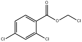 Хлорметиловый эфир 2,4-дихлорбензойной кислоты структура