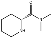 2-Piperidinecarboxamide,N,N-dimethyl-,(2R)-(9CI) 化学構造式