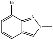 7-BROMO-2-METHYL-2H-INDAZOLE Struktur