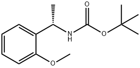 TERT-BUTYL [(1S)-1-(2-METHOXYPHENYL)ETHYL]CARBAMATE Struktur