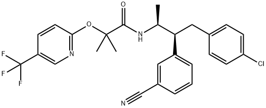 N-[(1S,2S)-3-(4-Chlorophenyl)-2-(3-cyanophenyl)-1-methylpropyl]-2-methyl-2-[(5-(trifluoromethyl)pyridin-2-yl)oxy]propanamide( MK 0364) price.