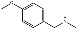 4-メトキシ-N-メチルベンジルアミン 化学構造式