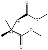 DIMETHYL 1-METHYL-TRANS-1,2-CYCLOPROPANEDICARBOXYLATE 结构式