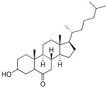 6-ketocholestanol Struktur