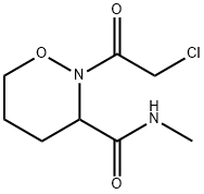 2H-1,2-Oxazine-3-carboxamide, 2-(chloroacetyl)tetrahydro-N-methyl- (9CI),70236-03-2,结构式