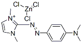 2-[[4-(dimethylamino)phenyl]azo]-1,3-dimethyl-1H-imidazolium trichlorozincate(1-) Structure
