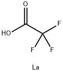 LANTHANUM TRIFLUOROACETATE 化学構造式