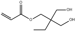 アクリル酸2,2-ビス(ヒドロキシメチル)ブチル 化学構造式