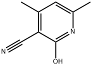2-羟基-4,6-二甲基-3-氰基吡啶, 70254-47-6, 结构式