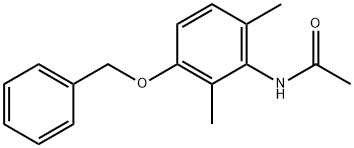 N-[2,6-DiMethyl-3-(phenylMethoxy)phenyl]-acetaMide 结构式