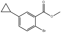 Methyl 2-bromo-5-cyclopropylbenzoate Structure