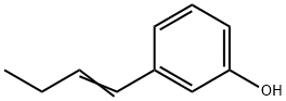 Phenol, 3-(1-butenyl)- (9CI) Structure