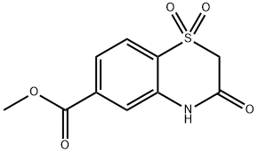 Methyl 3-oxo-3,4-dihydro-2H-1,4-benzothiazine-6-carboxylate 1,1-dioxide|MFCD03830195
