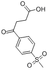 3-(4-METHANESULFONYLBENZOYL)PROPIONIC ACID Struktur