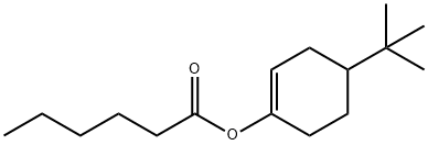 1-Cyclohexen-1-ol, 4-tert-butyl-, hexanoate|