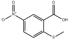 2-Methylthio-5-nitrobenzoic acid,70290-38-9,结构式