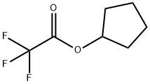 トリフルオロ酢酸シクロペンチル 化学構造式