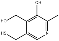 5-mercaptopyridoxine 结构式