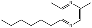 2-HEXYL-3,5-DIMETHYLPYRAZINE Struktur