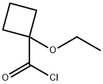 Cyclobutanecarbonyl chloride, 1-ethoxy- (9CI) Structure