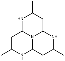 dodecahydro-2,5,8-trimethyl-1,4,7,9b-tetraazaphenalene  Structure