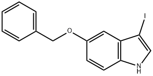 5-(Benzyloxy)-3-iodo-1H-indole Structure