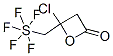[(2-Chloro-4-oxooxetan-2-yl)methyl]pentafluorosulfur(VI) Struktur