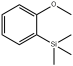 トリメチル2-メトキシフェニルシラン 化学構造式