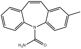 2-メチル-5H-ジベンゾ[b,f]アゼピン-5-カルボアミド 化学構造式