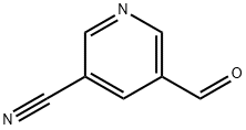 5-甲酰基-3-吡啶甲腈 结构式