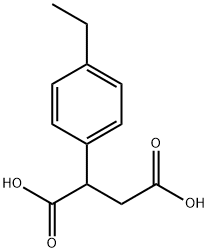 Butanedioic acid, (4-ethylphenyl)- (9CI) 化学構造式