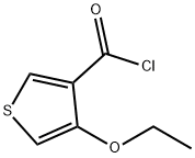 3-Thiophenecarbonylchloride,4-ethoxy-(9CI),70438-01-6,结构式