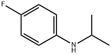 4-フルオロ-N-イソプロピルアニリン 化学構造式